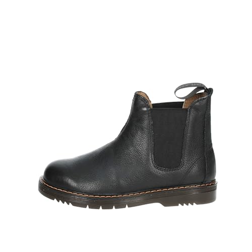 Bottines en cuir fille noir Grunland Taba pour la rentrée scolaire et les sorties