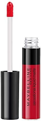 Maybelline New York Sensational Liquid Matte Lipstick 03 Flush It Red