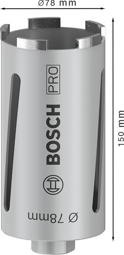 BOSCH Couronnes de forage à sec diamantées G 12 Best for Universal 78 mm G 12'' 150 mm - vue 4