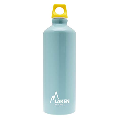 LAKEN Futura Botella de Agua, Cantimplora de Aluminio Boca Estrecha - 600, 750, 1000 y 1500 ml
