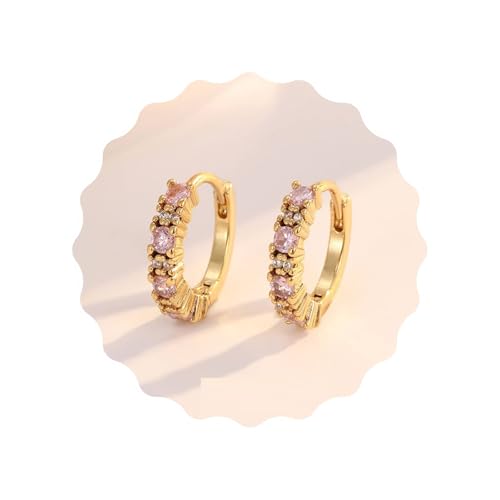 Pendientes de aro hipoalergénicos de plata de ley 925 para mujer, pequeños, dorados, para el día de la madre y el día de la madre, regalo de cumpleaños, ligeros, con perlas y lágrimas, talla única,