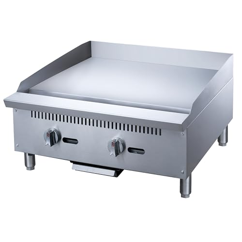 FSE 373-DCGMA24 24-Inch Gas Griddle, Countertop, 2 Burners (60,000 BTU/H), 1