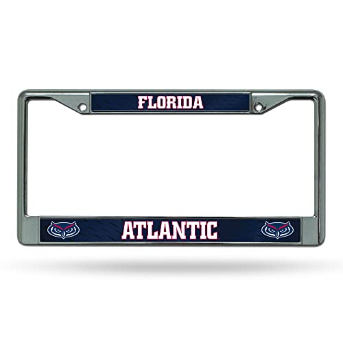 Cadre de plaque d'immatriculation NCAA en chrome cadeau idéal pour fan de sport américain adulte