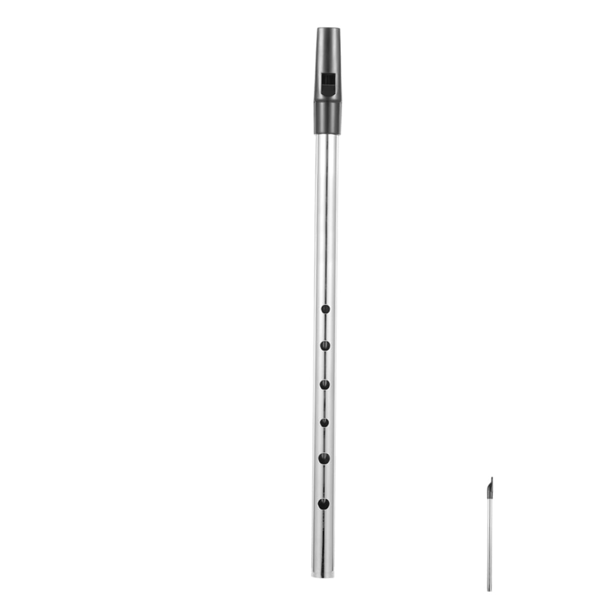 Abaodam 4pezzi Soprano Recorder d Key Metallo Per Principianti Strumento Musicale Portatile Per Pratica Flauto Sicuro e Leggero Ottimo Per Adulti