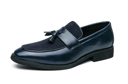 Mocassins d'été homme avec pompon chaussures en cuir souple confortables