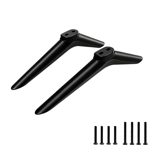 BSLGCTX TV Stand for Hisense TV Legs Replacement, for Hisense Television 40H5590F 40H4F 40H3F9 40H4030F1 43H4F 43H4030F 43H4030F Television Legs, Complimentary Matching Screws, Black (Medium-2)