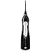 ToiletTree Products Oral Irrigator By Poseidon Portable and Cordless Water Flosser (w/Rechargeable Batteries, Black)