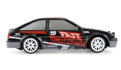 Amewi Drift Sport Car 4WD 1:24 RC ferngesteuert RTR schwarz – Ansicht 4