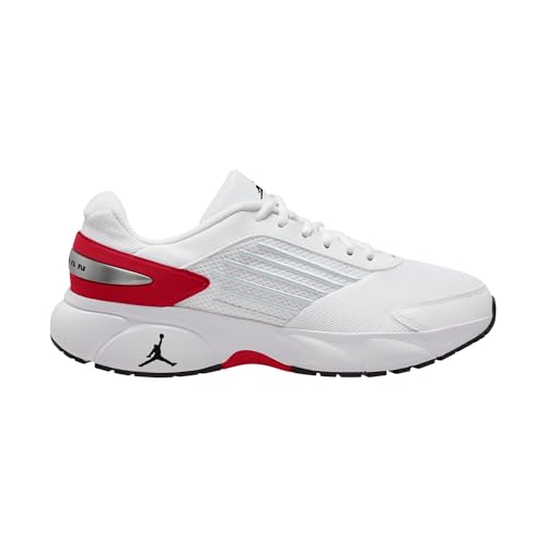 Image of Nike Mens Trunner Flow White /Black-Gym RED-Metallic Silver Running Shoes 9 UK