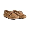 Chatham Cromer Women's Tan and Navy Premium Nubuck Leather Driving Moccasins UK Size 7 #1
