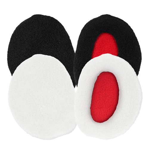 2 Paar Earbags Ohrenwärmer Damen Herren Winter Ohrenwärmer Flaumig Ohrwärmer Gefüttert Frauen Ohrenschützer Herbst/Winter Warme Ohrenschützer Schutz vor Wind/Kälte Verdickte Warme Ohrwärmer Winter
