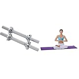 Sunny Health & Fitness 35,5 cm Hantelstangen-Set STDBH-14 + Yoga Matte NO. 031-P