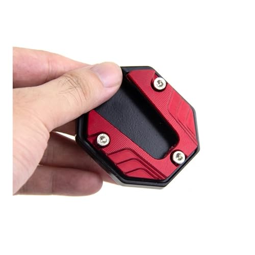 Extension béquille de moto et support de base de moteur antidérapant alu CNC - 3