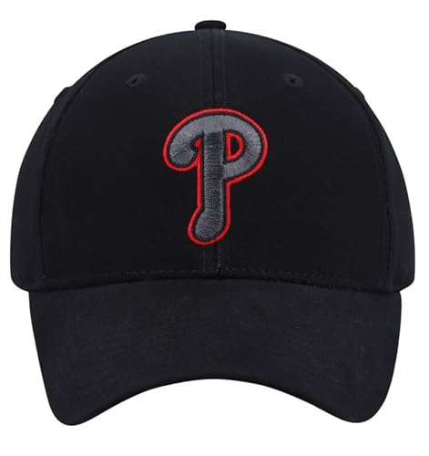 Gorra negra ajustable para niños y niñas miniatura 1