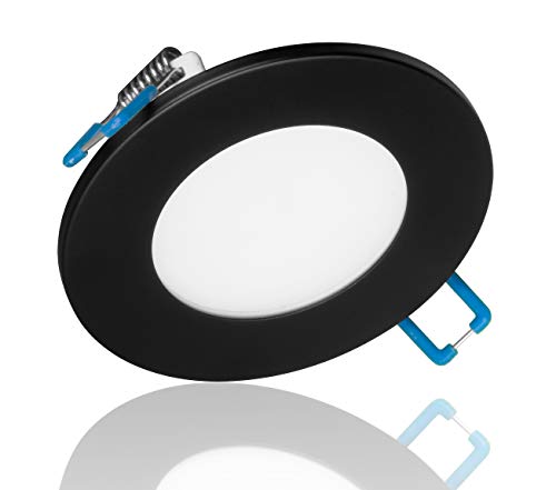 Image of NICOR Lighting DLE321203KRDBK LED Downlights, Black