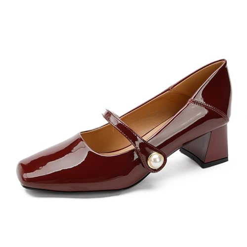 Chaussures Mary Jane en cuir verni parfaites pour un mariage chic