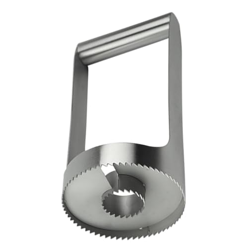 BESPORTBLE Éplucheur à Ananas Acier Inoxydable 430 Trancheuse et Évideur Outil Pratique pour Découper Ananas Cuisine Domestique