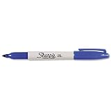 Sharpie Fine Point Permanent Markers, 1 Blue Marker (30003)