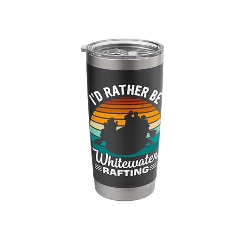 Funny Whitewater Raft Guide Design for Whitewater Rafting Stainless Steel Insulated Tumbler