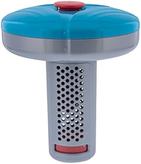 U.S. Pool Supply Floating Spa, Hot Tub & Small Pool Chlorine and Bromine Chemical Dispenser - Holds 1" Tablets, 6 Flow Level Control Settings