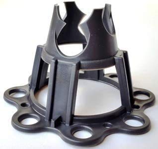 Écarteur de sol avec une grande surface d'appui en PVC pour béton en vrac 15/20 25/30 35/40 40/50 60/70 70/80 90/100 mm (50, 40/50 mm)