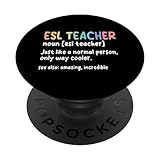 Photo Gallery esl teacher sostantivo inglese seconda lingua istruttore educatore popsockets popgrip intercambiabile Photo Gallery esl teacher sostantivo inglese seconda lingua istruttore educatore popsockets popgrip intercambiabile