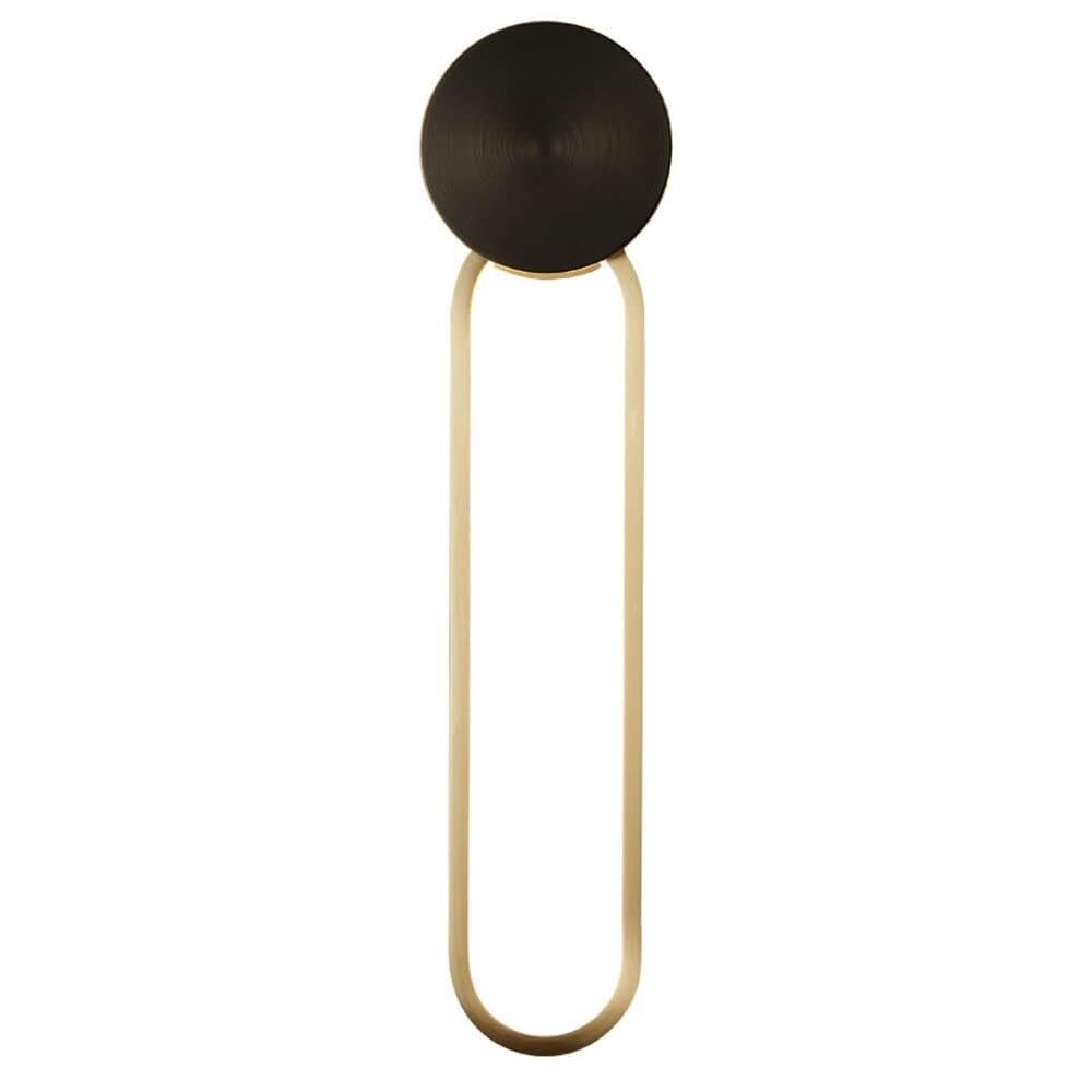 HPTHLY Wall Lamps Sconces Wall Sconce Lighting Fixture Led Wall Lamp Bedroom Bedside Wall Light Fixture 18W Vanity Light Over Mirror Hallway Stair Corridor Black Gold,
