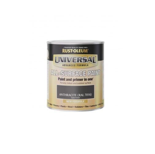 Universal All Surface Brush on Paint - Satin - Anthracite 7016-250ml
