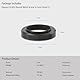 Haoge Gegenlichtblende aus Metall für Nikon Z 40 mm f2, Nikkor Z 28 mm f2.8 Schraubblende, Z28 mm f2.8 (SE) Objektiv, kompatibel mit 52 mm UV-Filtern und 52 mm Objektivdeckel