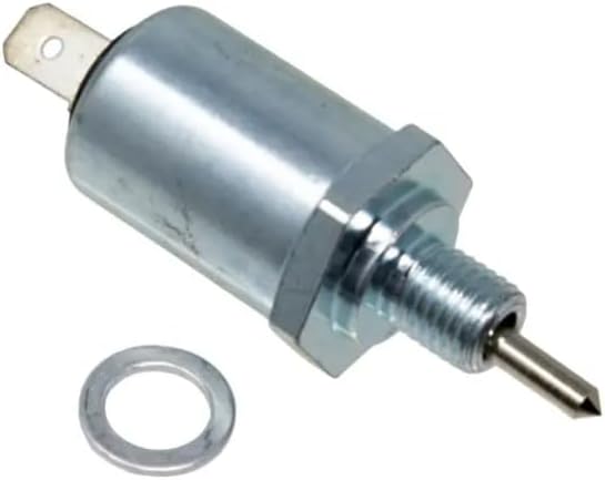 M138477 Carburetor Fuel Shutoff Solenoid Replacement for John Deere OEM, black, GY21773