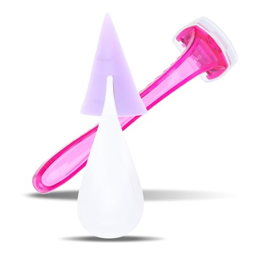 VILLCASE Maquinilla de Afeitar para Mujer para Vello Íntimo y Corporal Juego de Recortadoras para Bikini Tamaño Compacto Colores Aleatorios Adecuado para Uso Personal y Color Aleatorio