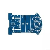 Kit de soldadura de coche para aprendizaje electrónico y práctica de soldadura, robot de seguimiento de línea, proyecto DIY con comparador de voltaje LM393, potencia de 3 V