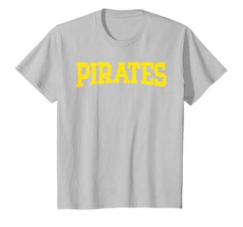 Pirates Vintage Buccaneer Sea Crew Costume Men Women Kids T-Shirt, Youth, Silver Grey, Small