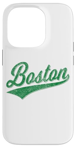 BOSTON MASSACHUSETTS VARSITY SCRIPT CLASSIC SPORTS �W���[�W �X�}�z�P�[�X iPhone 14 Pro �p