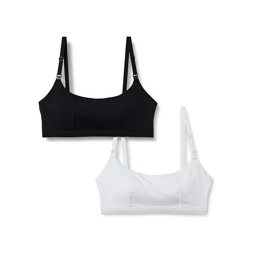 Amazon Essentials Soutien Gorge D'Allaitement Confortable En Jersey De Coton Femme Lot de 2