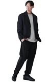 [ＡＬＬ－ＩＮ＼ＦＯＲ　Ｊ．Ｐ．Ｃ．] メンズ セットアップ スーツ 上下 洗える 軽量 ストレッチ UVカット 速乾/oth-me-jk-1542-26ss-al-LL-jk-pa-black