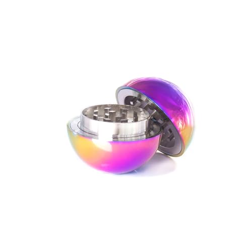 HIBRON Grinder Molinillo para Hierbas y Especias, Formato Bola, Molinillo Fino, Portátil y Antiadherente (Pequeño, 1, Unidad)