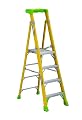Louisville Ladder 4-Foot Fiberglass Platform to Leaning Ladder, 375-Pound Load Capacity, Type IAA, FCP1404HD