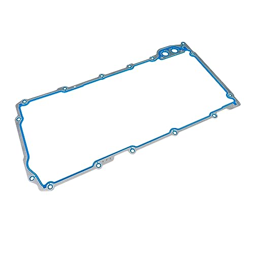 YIDEZU Oil Pan Gasket fit for Chevy Silverado Suburban Tahoe Trailblazer GMC Sierra Pontiac 4.8 5.3 5.7 6.0 LS1 LS2 LS3 LM7 LQ4 OS30693R 12612350 (Blue)