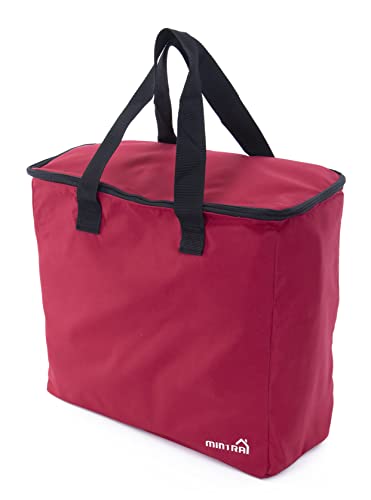 Image of Mintra Insulated Cooler Bag - 14.5inH x 15.75inW x 6.5inD - Beach Bag, Large Reusable Bag for Shopping, Groceries, Picnics, Camping, Beach, Parties, Drinks, Beer, Water