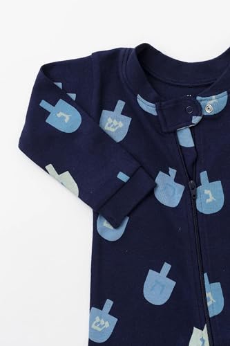 Image of MONICA + ANDY One Piece Baby Pajamas, 100% Organic Baby Clothes for Girls and Boys, Sizes For Newborn and Infant