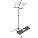On Stage SM7122PKB Compact Sheet Music Stand with Bag, Pink