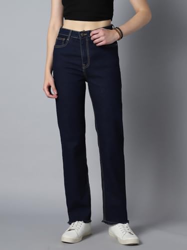 Image of HIGH Star Women's Straight Fit Mid Rise Jeans