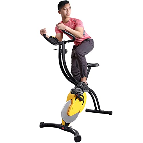 Image of Exercise Bike Home Spinning Bike Ultra Quiet Indoor Weight Loss Magnetic Control Pedal Exercise Foldable