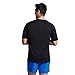 Speedo Men's Uv Swim Shirt Short Sleeve Loose Fit Easy Tee, Speedo Black, Uv Swim Shirt Short Sleeve Loose Fit Easy Tee