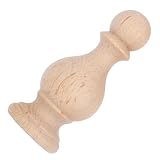 OSALADI Unlackierte Holzspindeln aus Massivholz Dekorative Römische Säulen-baluster Handgefertigte Möbelteile Eleganter Treppengeländer-klassiker DIY Möbelveredelung Natürliche