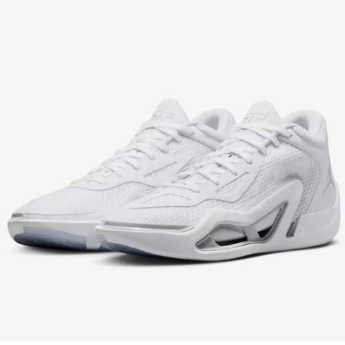 Nike NIKE Jordan Tatum 1 Team Bank Basketball Shoes (FB2863-100, White/White/Grey Fog) Size 9.5