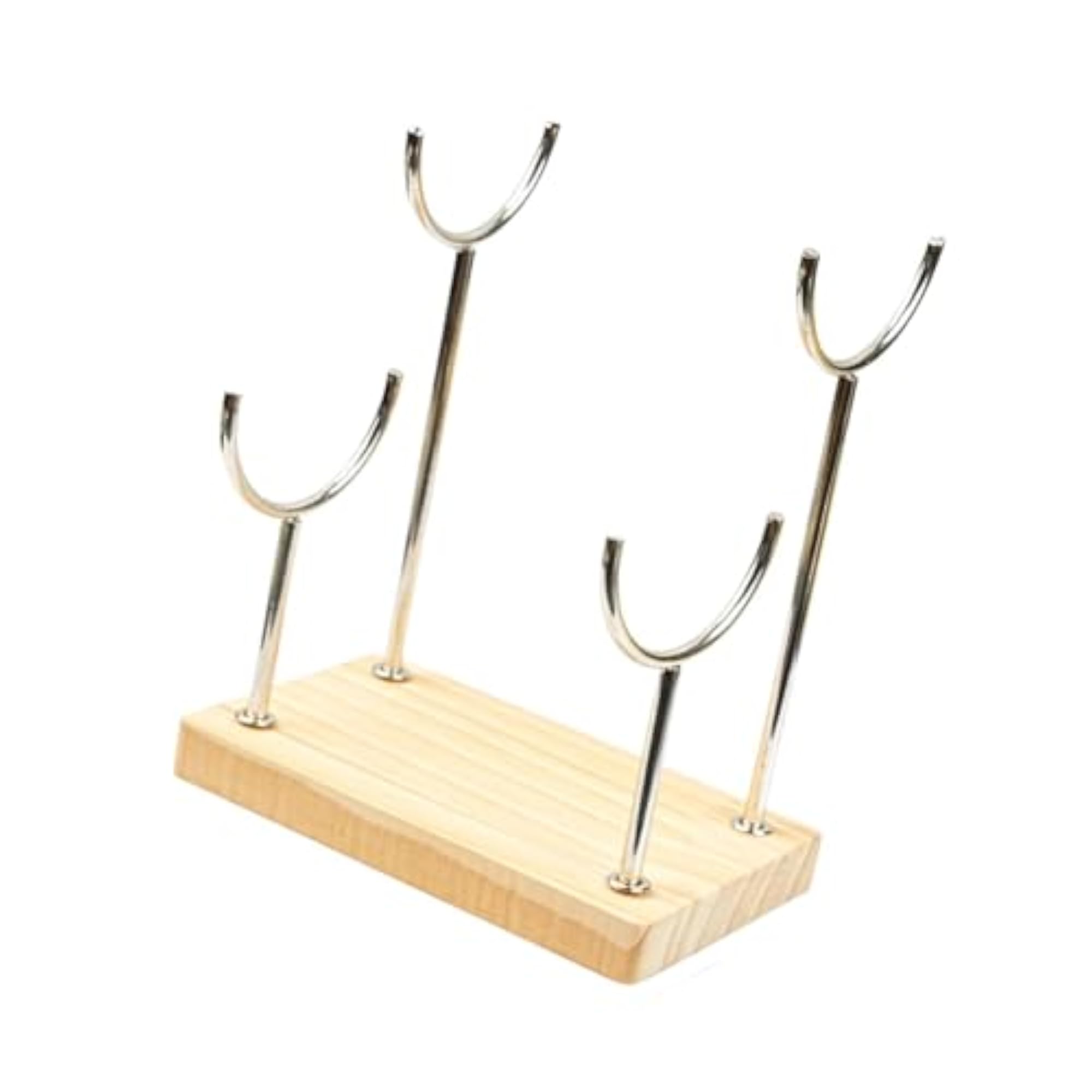 Jewelry Storage Rack for Necklaces and Bangles, Silver