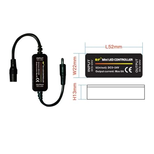 Mini variateur à 14 touches et contrôleur monochrome DC24V ruban LED - 6