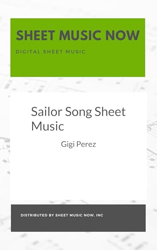 Sailor Song Sheet Music (English Edition)